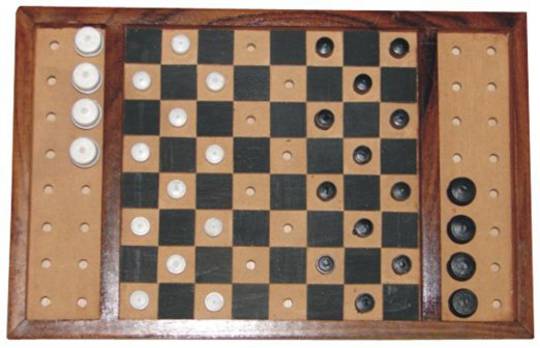 Checkers Set, Classic (Tactile)